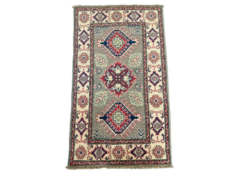 Gorgeous Afghan Handmade Kazaq Carpet 130 x 79 CM