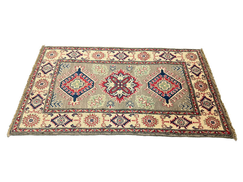 Gorgeous Afghan Handmade Kazaq Carpet 130 x 79 CM