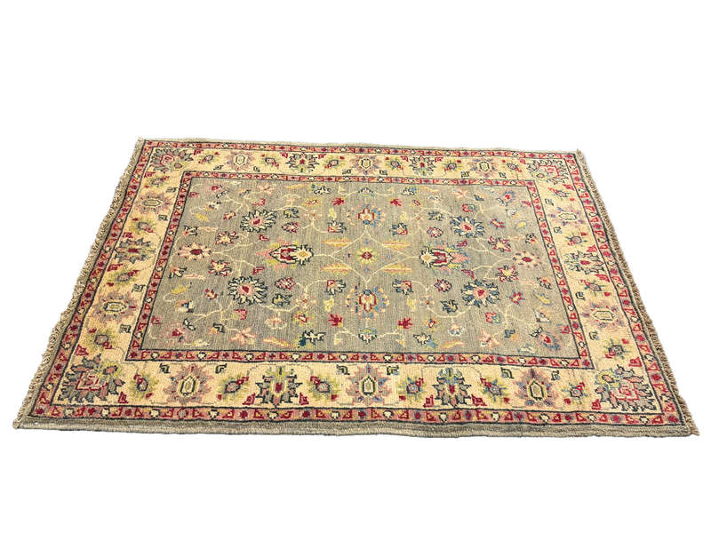 Fine Afghan Handmade Kazaq Carpet 125 x 86 CM