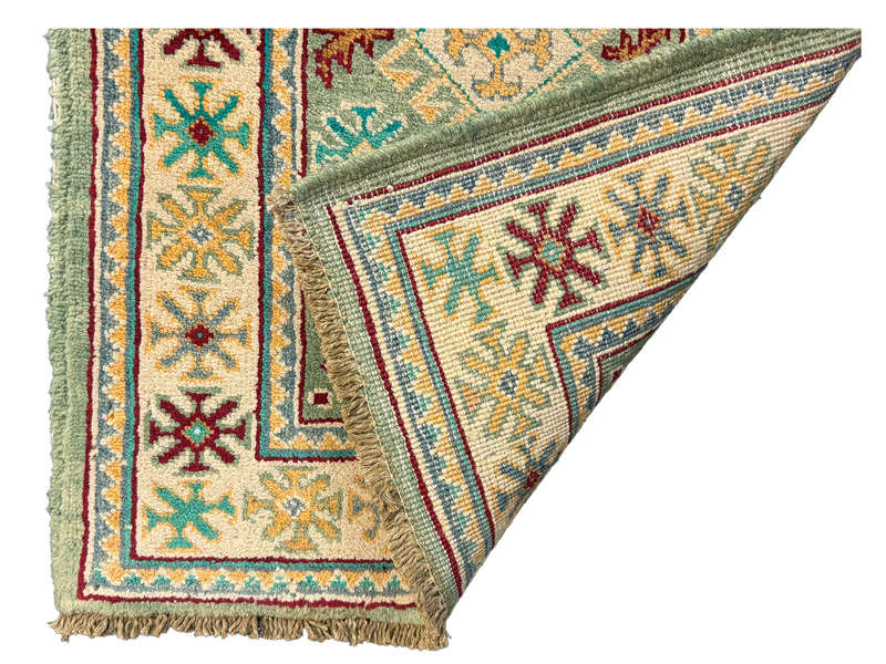 Gorgeous Afghan Handmade Kazaq Carpet 84 X 62 CM