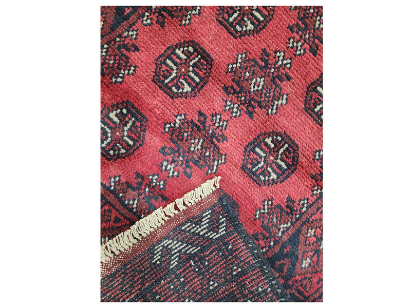 Stunning Red Afghan Runner 382 x 78 CM