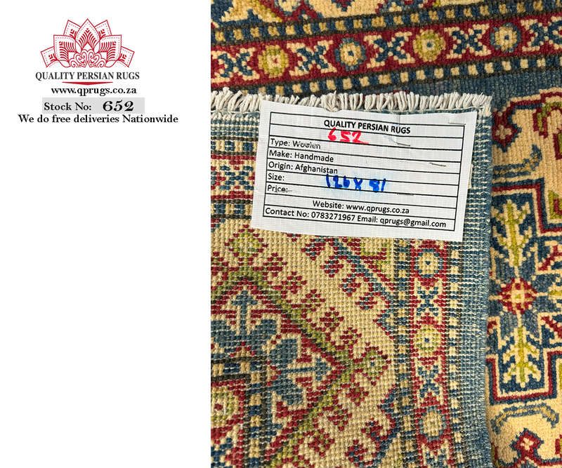 Incredible Afghan Ariana Carpet 126 x 81 CM