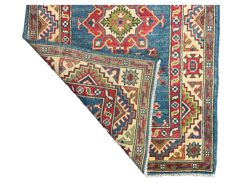Stunning Afghan Handmade Kazaq Carpet 125 x 82 CM