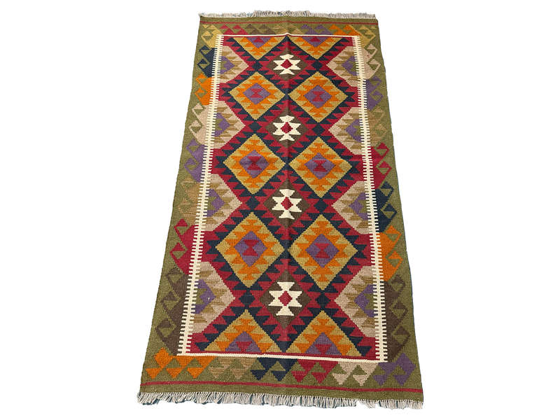 Beautiful Afghan Maimana Kilim 196 x 106 CM