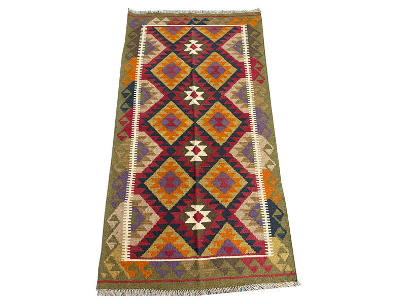 Beautiful Afghan Maimana Kilim 196 x 106 CM