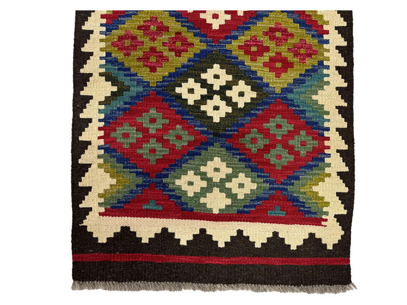 Fine Afghan Maimana kilim Rug 192 x 70 CM
