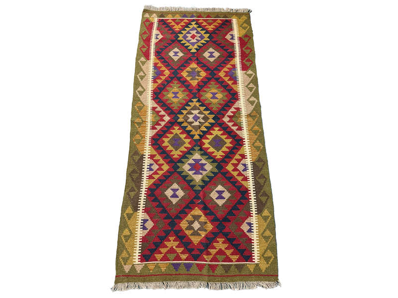 Stunning Afghan Maimana Kilim 198 x 90 CM