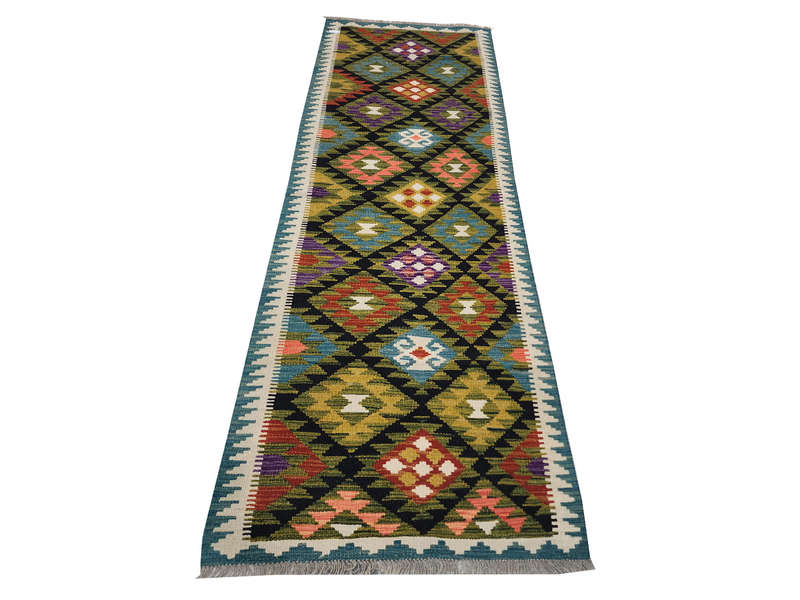 Afghan Maimana Kilim Runner 284 x 77 CM