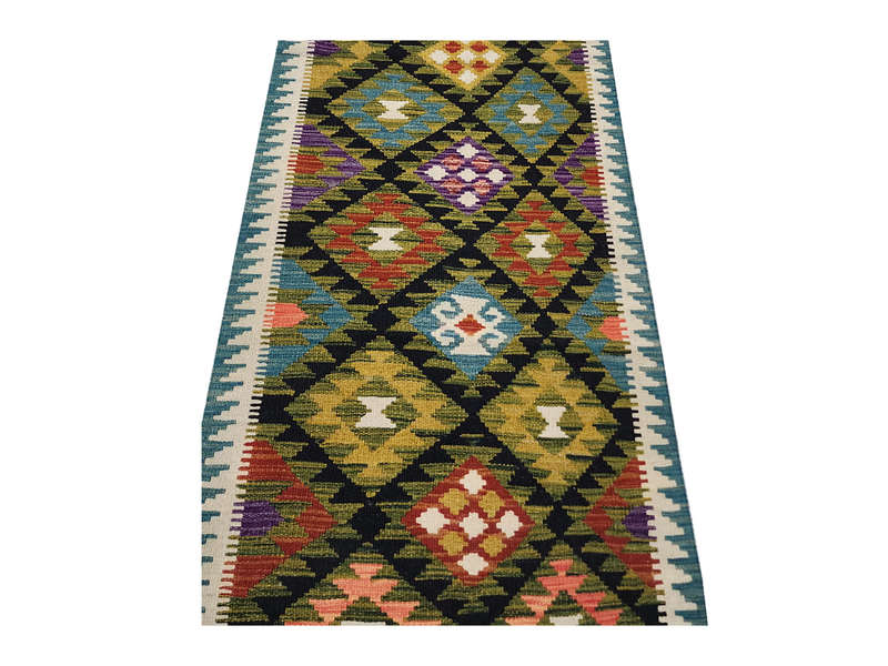Afghan Maimana Kilim Runner 284 x 77 CM