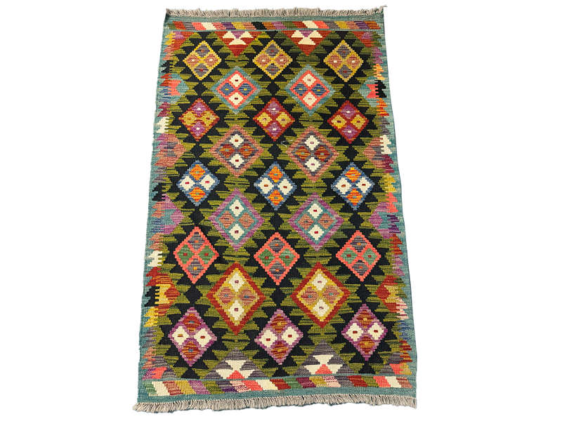 Stunning Afghan Maimana Kilim Rug 155 x 99 CM