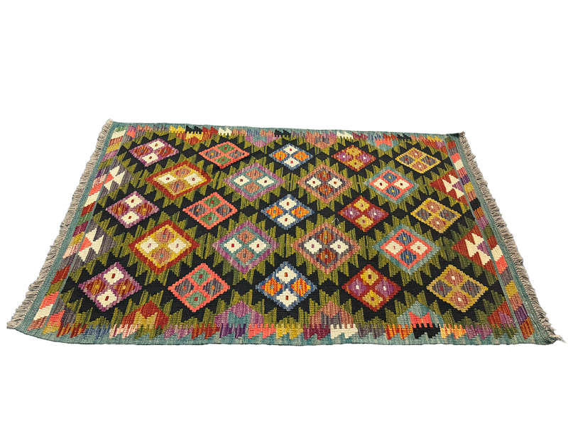 Stunning Afghan Maimana Kilim Rug 155 x 99 CM