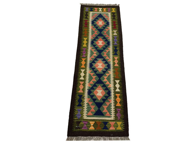 Stunning Afghan Maimana kilim Runner 188 x 65 CM