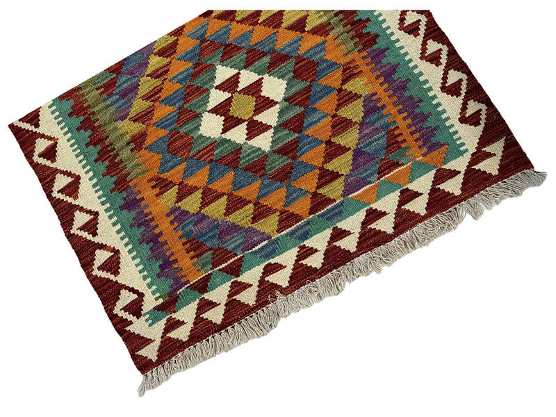 Stunning Afghan Handmade Kilim 121 x 91 CM