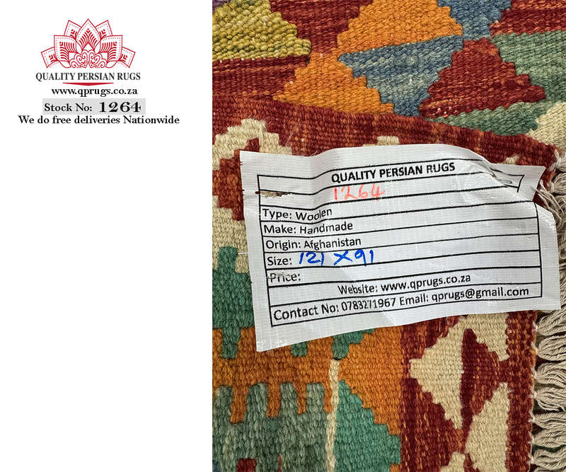 Stunning Afghan Handmade Kilim 121 x 91 CM