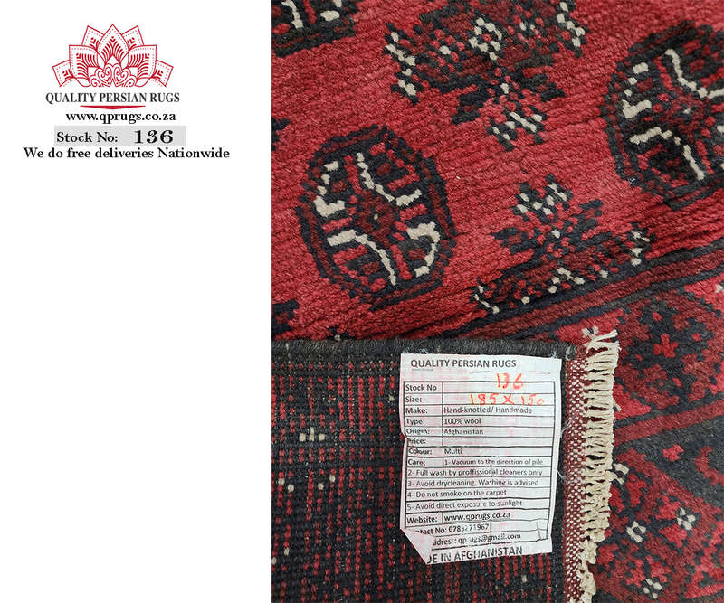 Stunning Red Carpet For Living Room 185 x 150 CM