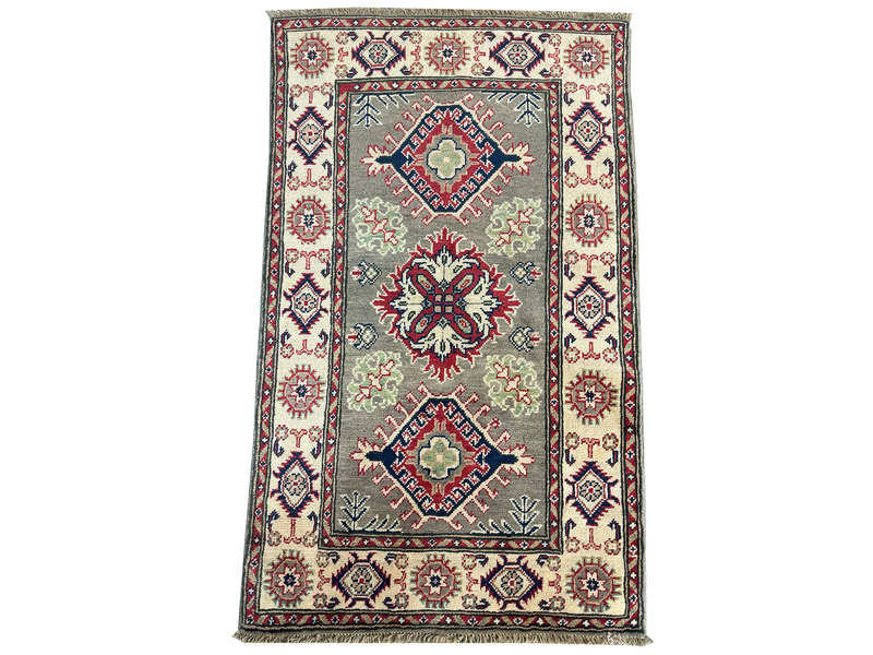 Gorgeous Afghan Handmade Kazaq Carpet 130 x 79 CM