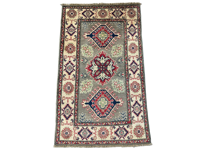 Gorgeous Afghan Handmade Kazaq Carpet 130 x 79 CM