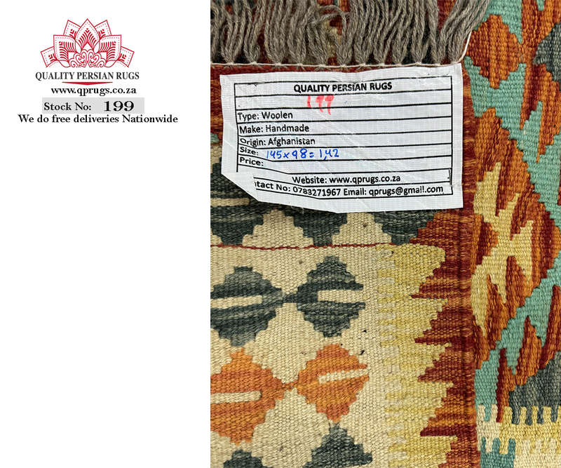 Gorgeous Afghan Choubi Bedisde Kilim 145 x 98 CM