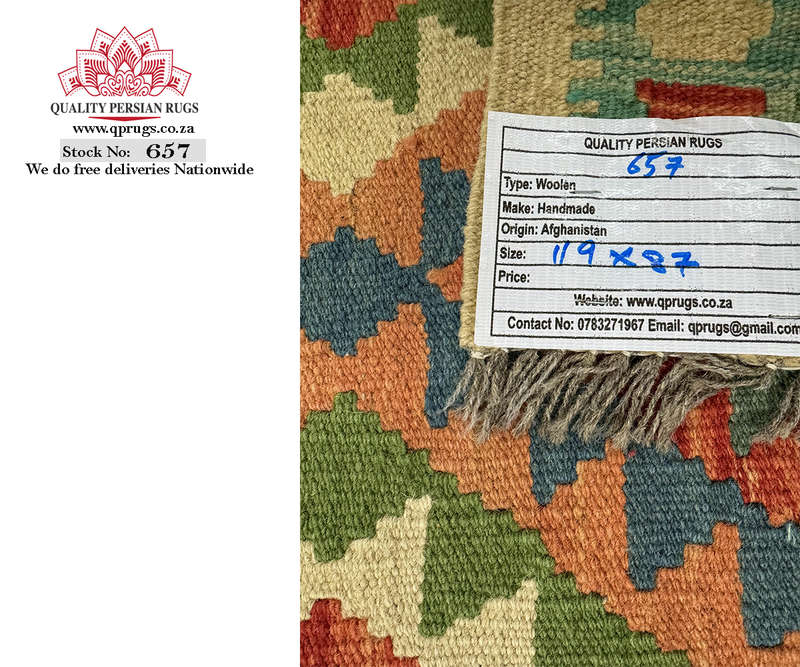 Gorgeous Afghan Handmade Kilim 119 x 87 CM