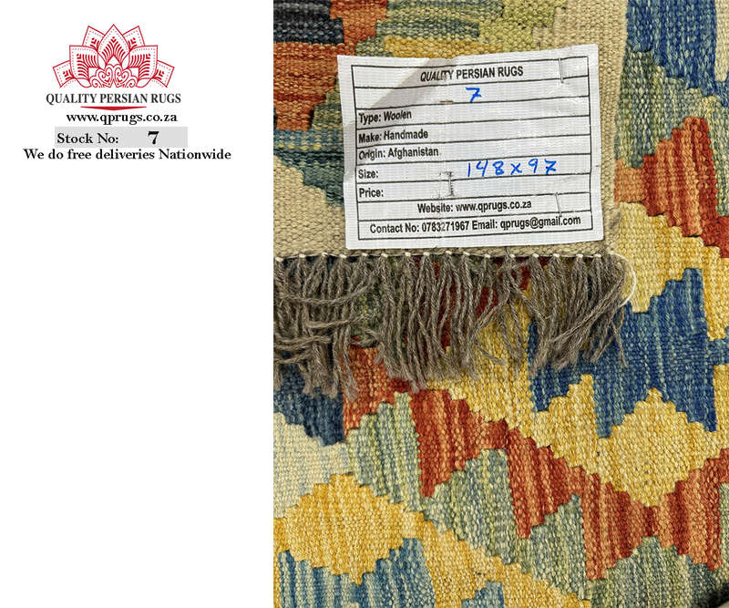 Incredible Afghan Choubi Kilim 148 x 97 CM