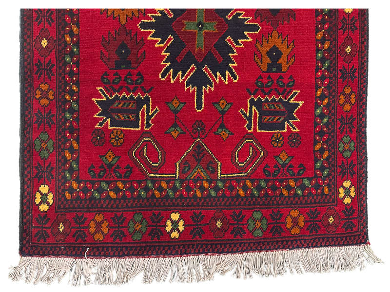 Fine Afghan Turkman Handmade Carpet 134 x 79 CM