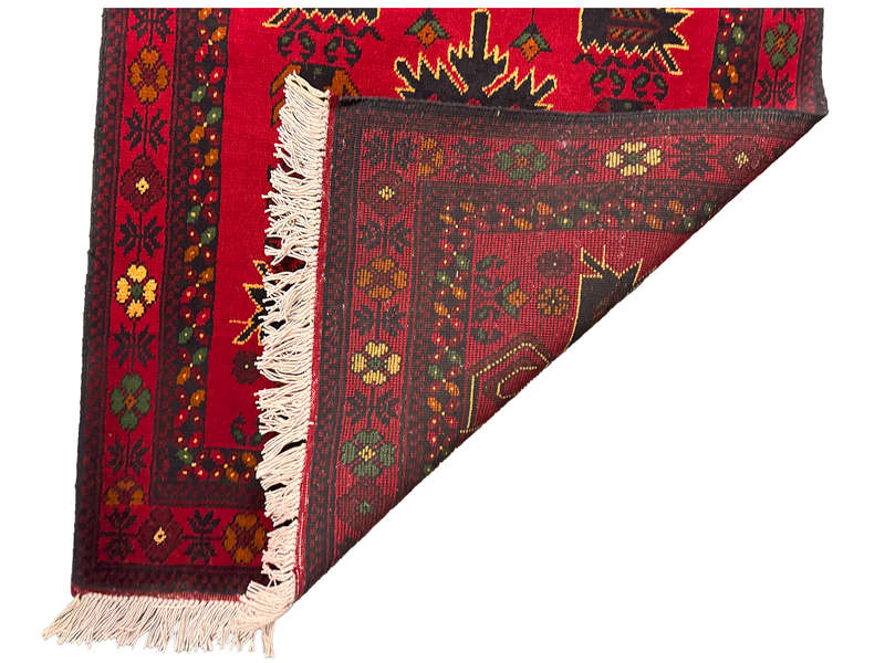 Fine Afghan Turkman Handmade Carpet 134 x 79 CM