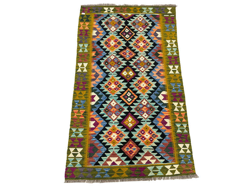 Beautiful Bedside Handmade kilim 192 x 119 CM