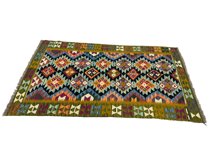 Beautiful Bedside Handmade kilim 192 x 119 CM