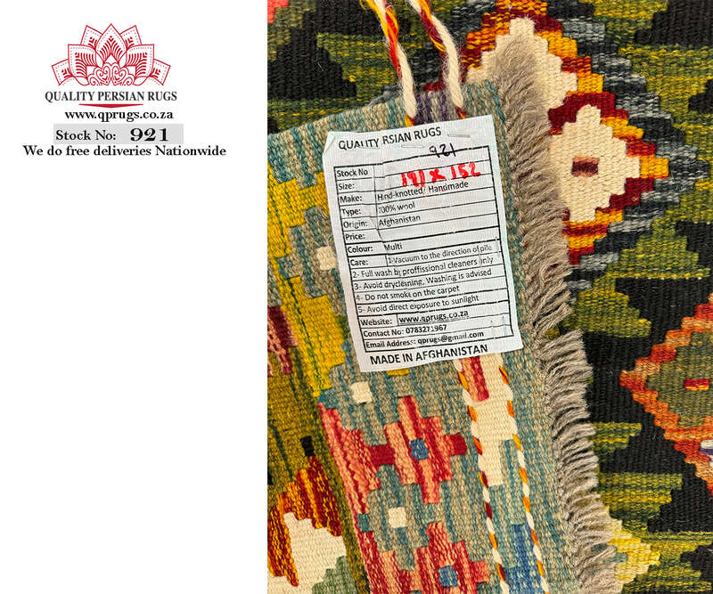 Fine Afghan Maimana kilim 191 x 152 cm