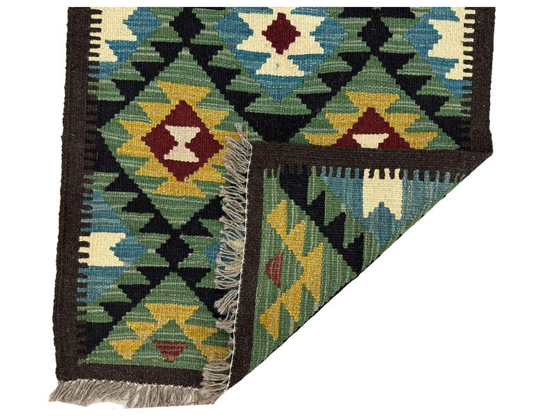 Gorgeous Afghan Maimana kilim Passage Runner 196 x 65 CM