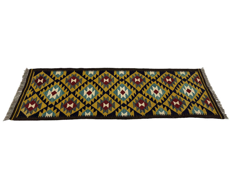 Fine Afghan Maimana kilim Runner 196 x 64 CM