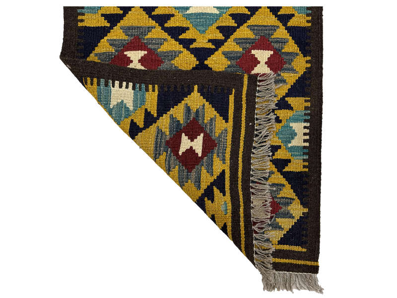 Fine Afghan Maimana kilim Runner 196 x 64 CM