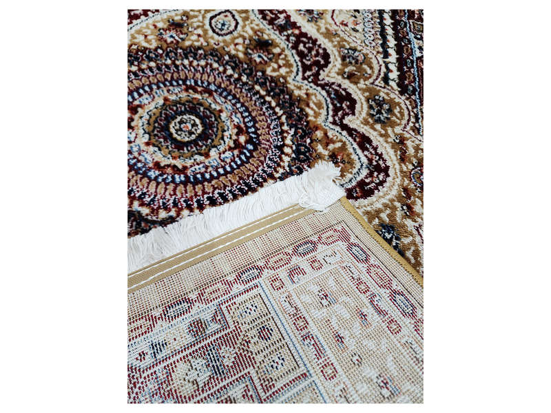 Persian Design Mustard Bedside Carpet 150 X 80 CM