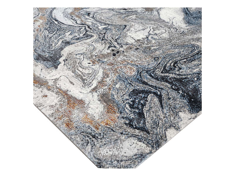 Gorgeous Grey and gold modern carpet 290 x 200 cm