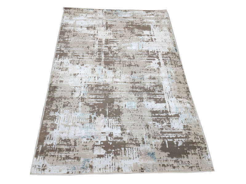 Turkish Beige Machine Made Carpet 160 x 110 CM