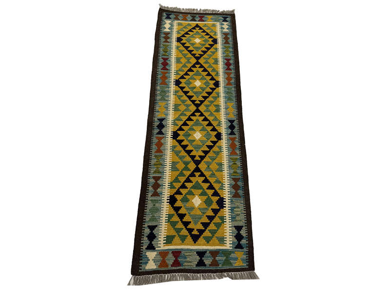 Gorgeous Afghan Maimana kilim Runner 199 x 66 CM