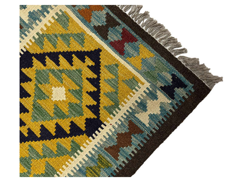 Gorgeous Afghan Maimana kilim Runner 199 x 66 CM