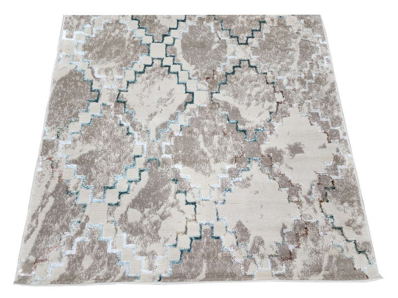 Fine Beige Machine Made Carpet 160 x 110 CM