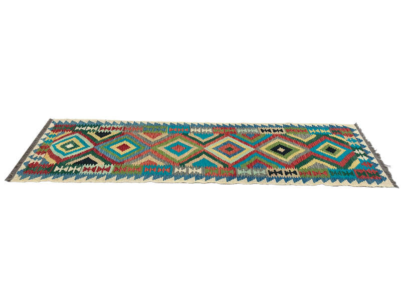 Beautiful Afghan Choubi kilim Runner 291 x 86 CM