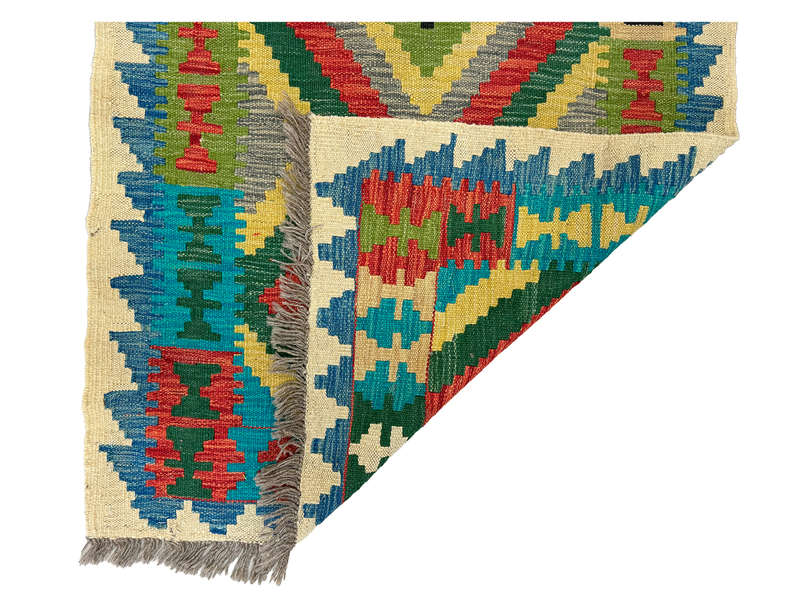 Beautiful Afghan Choubi kilim Runner 291 x 86 CM