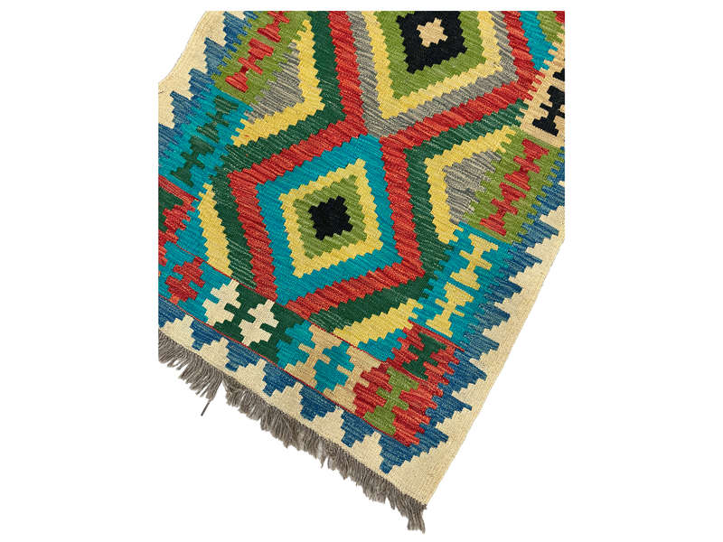 Beautiful Afghan Choubi kilim Runner 291 x 86 CM