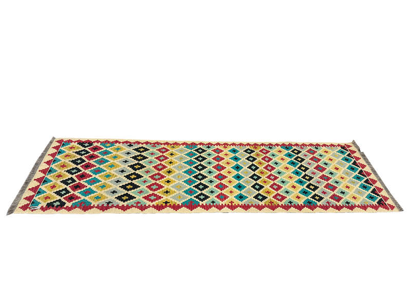 Stunning Afghan Choubi kilim Runner 247 x 85 CM