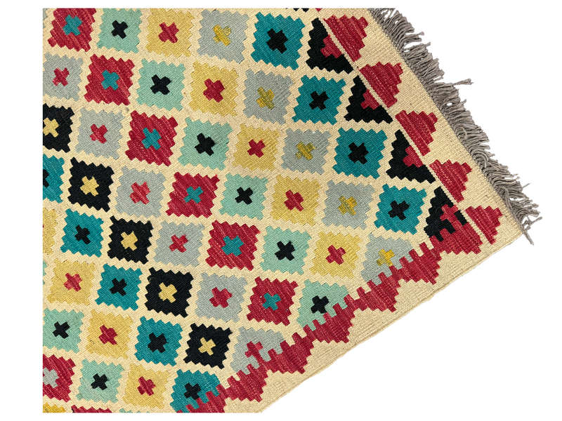 Stunning Afghan Choubi kilim Runner 247 x 85 CM