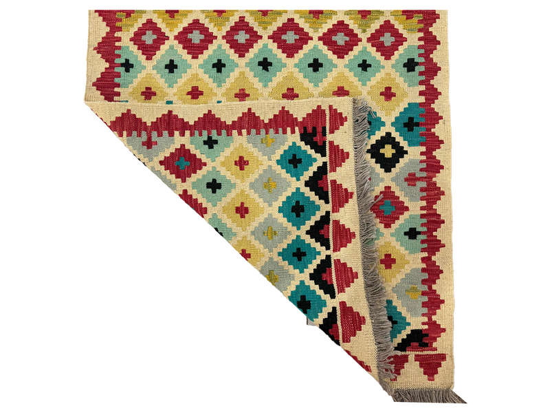 Stunning Afghan Choubi kilim Runner 247 x 85 CM