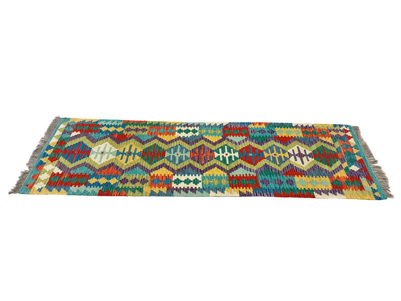 Beautiful Afghan Choubi kilim Runner 242 x 75 CM