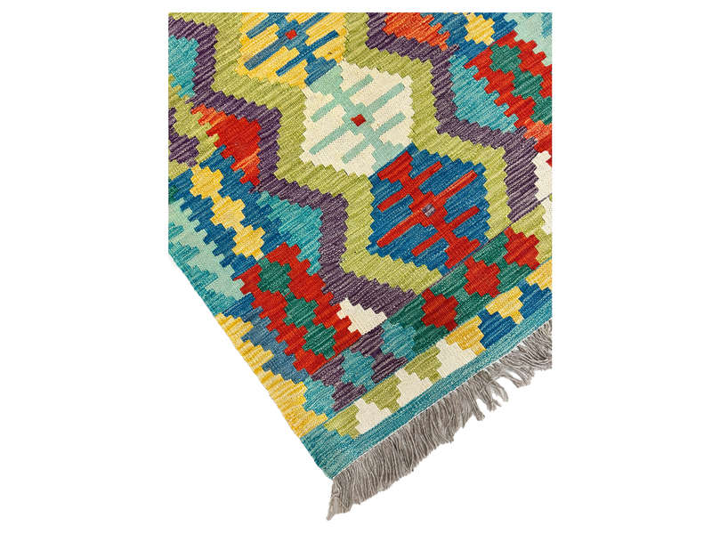 Beautiful Afghan Choubi kilim Runner 242 x 75 CM