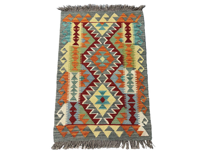 Gorgeous Afghan Handmade Kilim 111 x 76 CM