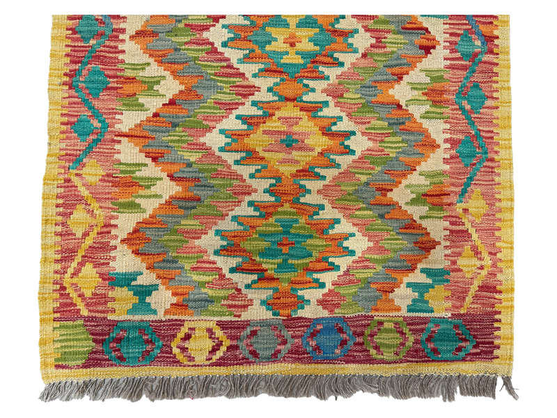Gorgeous Afghan Choubi kilim Runner 250 x 88 CM