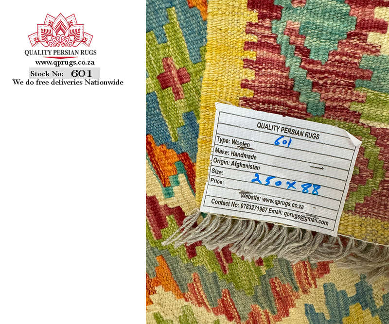 Gorgeous Afghan Choubi kilim Runner 250 x 88 CM