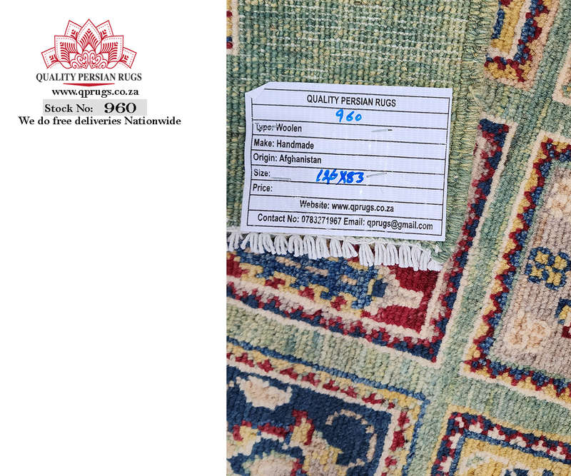 Gorgeous Ariana Handmade Bedside Carpet 126 x 83 CM
